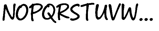 Write Mood Regular Font UPPERCASE