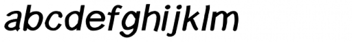 Write SemiExpd Bold Italic Font LOWERCASE