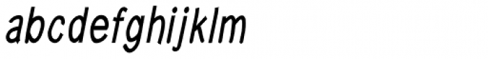 Write XCond Bold Italic Font LOWERCASE