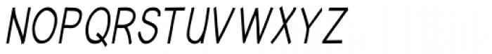Write XCond DemiBold Italic Font UPPERCASE