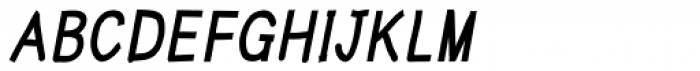 Write XCond Heavy Italic Font UPPERCASE