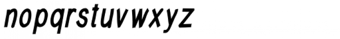 Write XCond Heavy Italic Font LOWERCASE