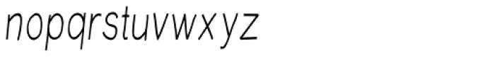 Write XCond Italic Font LOWERCASE