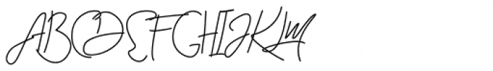 Writer Autograph Bold Font UPPERCASE