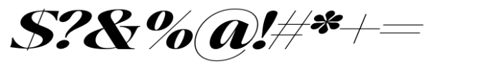 Writers Mark Display Black Expanded Italic Font OTHER CHARS