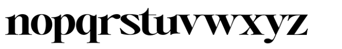 Writers Mark Display Bold Expanded Font LOWERCASE