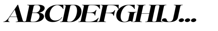 Writers Mark Display Extra Bold Expanded Slanted Font