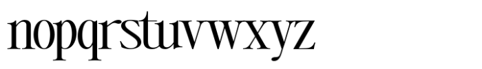 Writers Mark Display Extra Light Expanded Font LOWERCASE