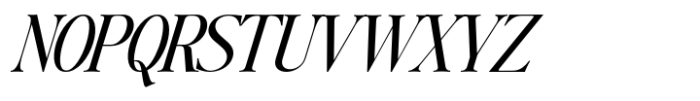 Writers Mark Display Italic Font UPPERCASE