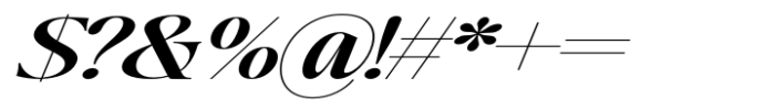 Writers Mark Display Semi Bold Expanded Italic Font OTHER CHARS