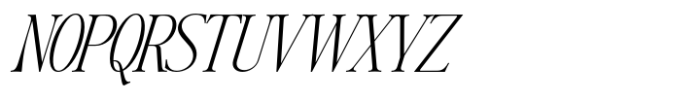 Writers Mark Display Thin Italic Font UPPERCASE