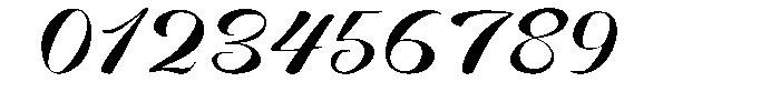Written Capture Font OTHER CHARS