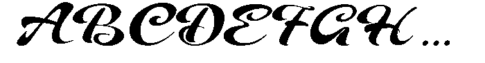 Written Capture Font UPPERCASE