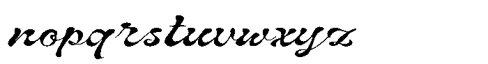 Written Capture Font LOWERCASE
