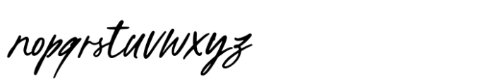 Written by Artist Font LOWERCASE