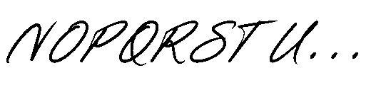 Wroteful Authentic Regular Font UPPERCASE