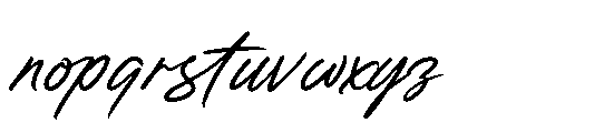 Wroteful Authentic Regular Font LOWERCASE