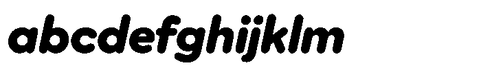Wround Bold Italic FONT