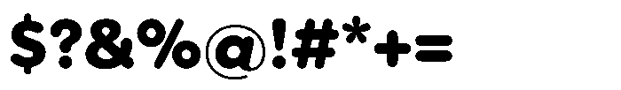 Wround Bold Font OTHER CHARS
