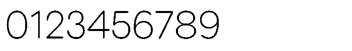 Wround ExtraLight Font OTHER CHARS
