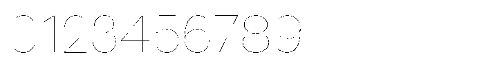 Wround Hairline Font OTHER CHARS