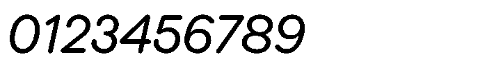 Wround Italic Font OTHER CHARS