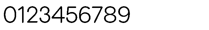 Wround Light Font OTHER CHARS