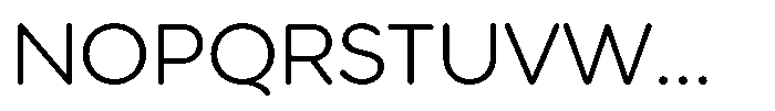 Wround Light Font UPPERCASE