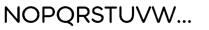 Wround Regular Font UPPERCASE