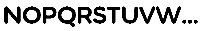 Wround SemiBold Font UPPERCASE