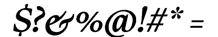 Writer Semibold Italic Font OTHER CHARS