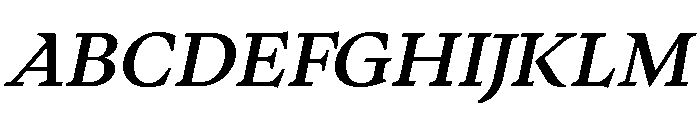 Writer Semibold Italic Font UPPERCASE