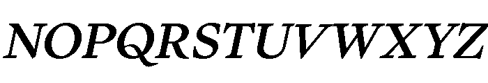 Writer Semibold Italic Font UPPERCASE