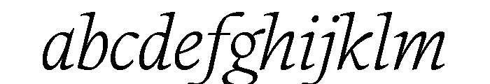Writer UltraLight Italic FONT
