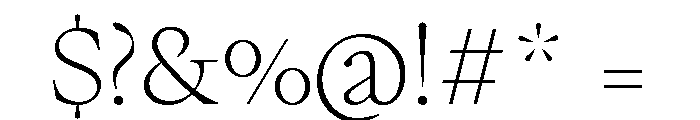 Writer Variable Regular 11 Font OTHER CHARS
