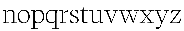 Writer Variable Regular 11 Font LOWERCASE