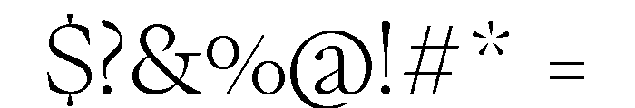 Writer Variable Regular 12 Font OTHER CHARS