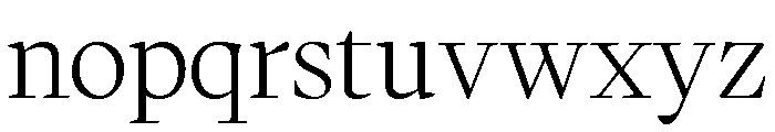 Writer Variable Regular 12 Font LOWERCASE