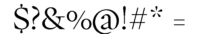 Writer Variable Regular 14 Font OTHER CHARS