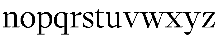 Writer Variable Regular 14 Font LOWERCASE