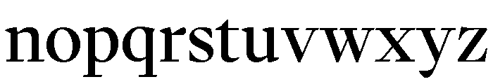 Writer Variable Regular 16 Font LOWERCASE