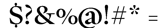 Writer Variable Regular 17 Font OTHER CHARS