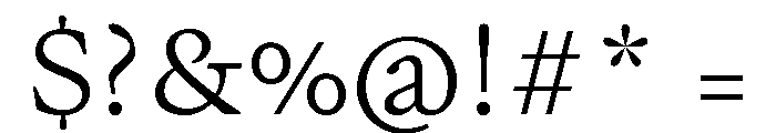 Writer Variable Regular 3 Font OTHER CHARS