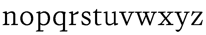 Writer Variable Regular 3 Font LOWERCASE