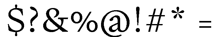 Writer Variable Regular 4 Font OTHER CHARS