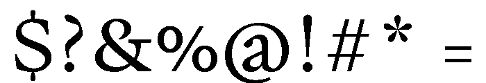 Writer Variable Regular 5 Font OTHER CHARS