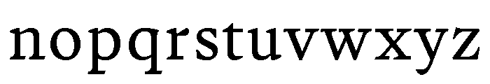 Writer Variable Regular 5 Font LOWERCASE
