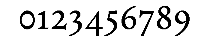 Writer Variable Regular 6 Font OTHER CHARS