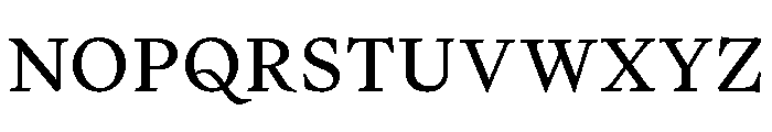 Writer Variable Regular 6 Font UPPERCASE