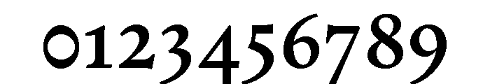 Writer Variable Regular 7 Font OTHER CHARS
